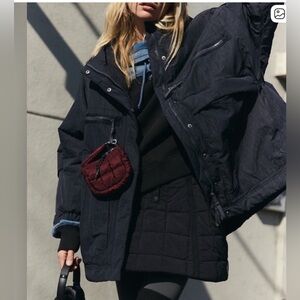 FP Movement by Free People Black Puffer Jacket
